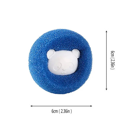 Boule attrape-poils pour lave-linge